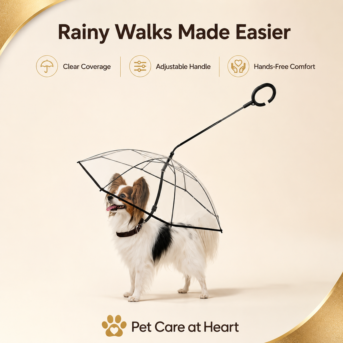 Clear Dog Umbrella