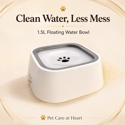 1.5L No-Spill Floating Water Bowl