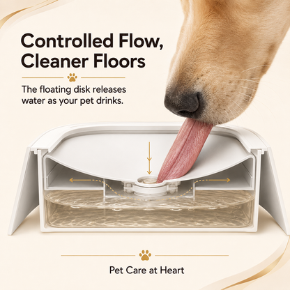 1.5L No-Spill Floating Water Bowl