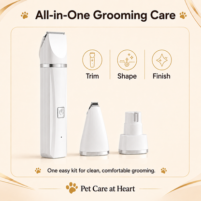 4-in-1 Rechargeable Pet Grooming Kit