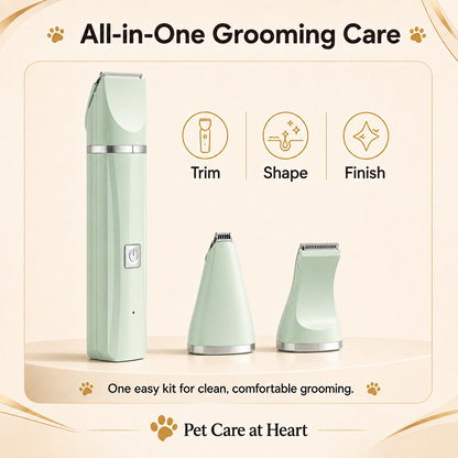 4-in-1 Rechargeable Pet Grooming Kit