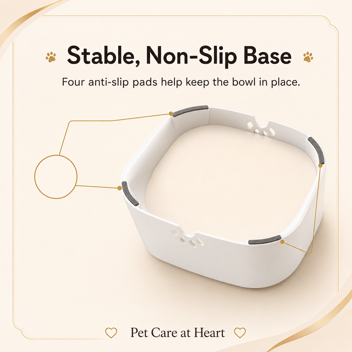 1.5L No-Spill Floating Water Bowl